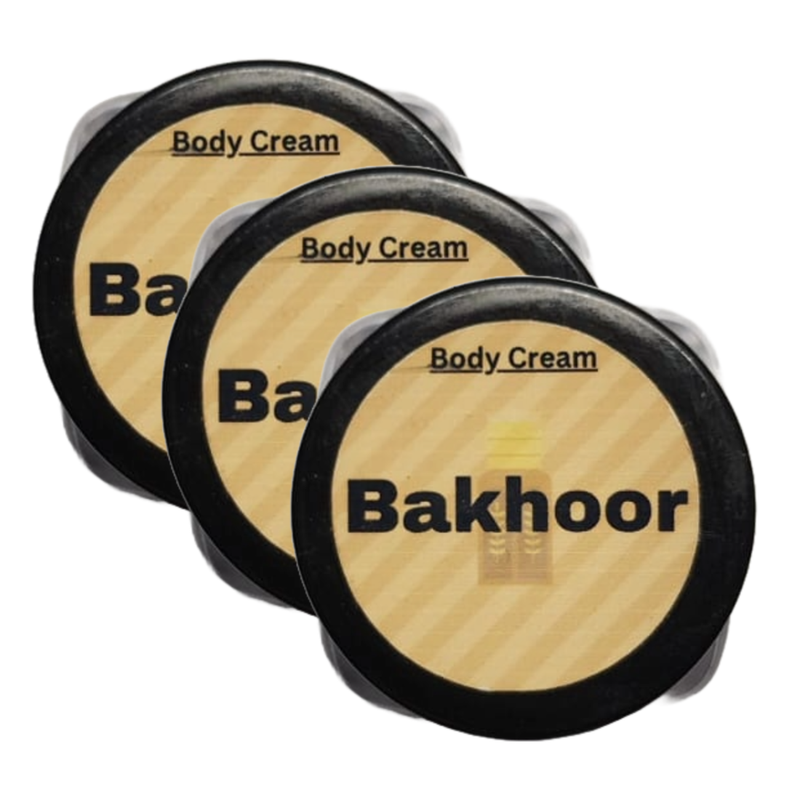 Bakhoor Perfume Body Cream 10g Pack of 3