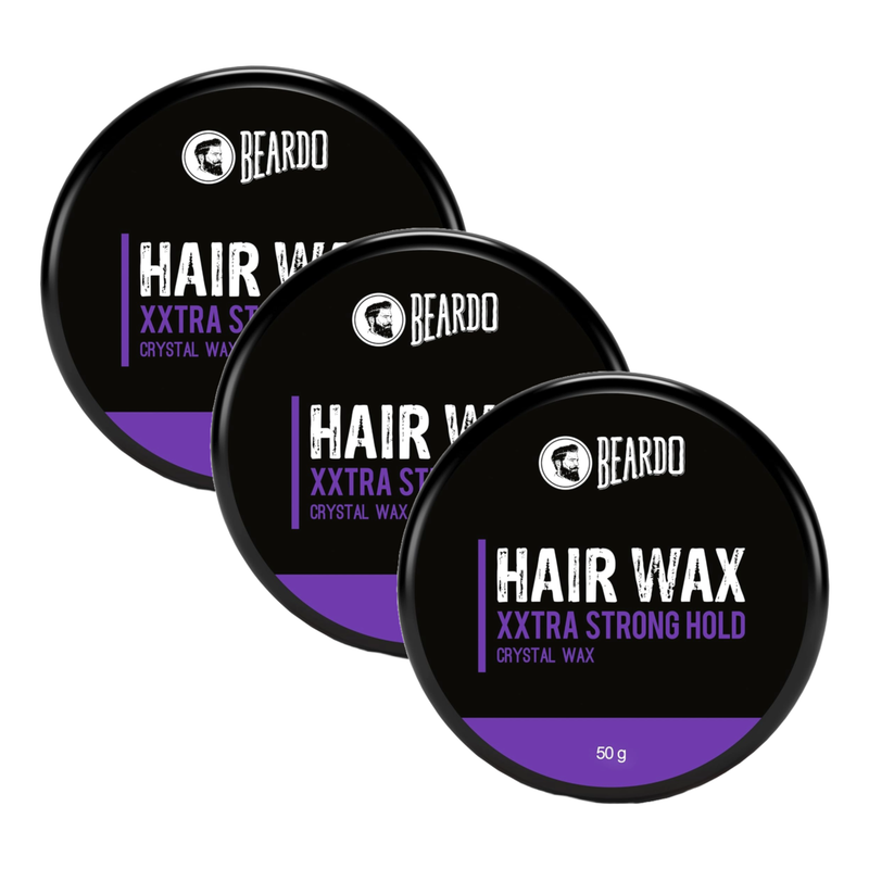 Beardo Xxtra Strong Hold Crystal Hair Wax 50g Pack of 3