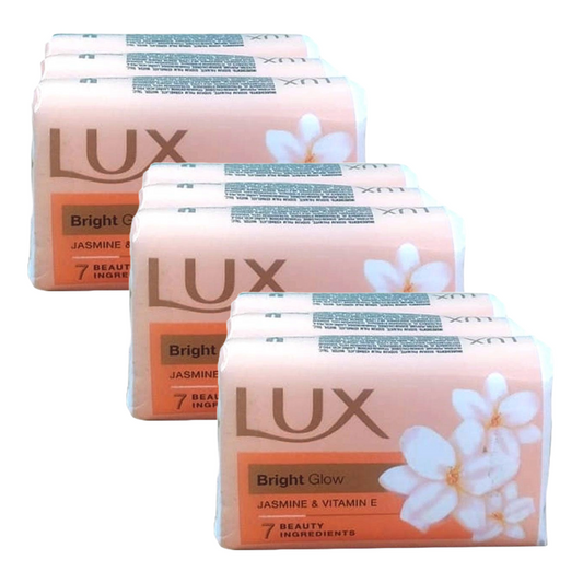 Lux Brighter Glow Jasmine Vitamin C + E Soap (3X100g) Pack of 3