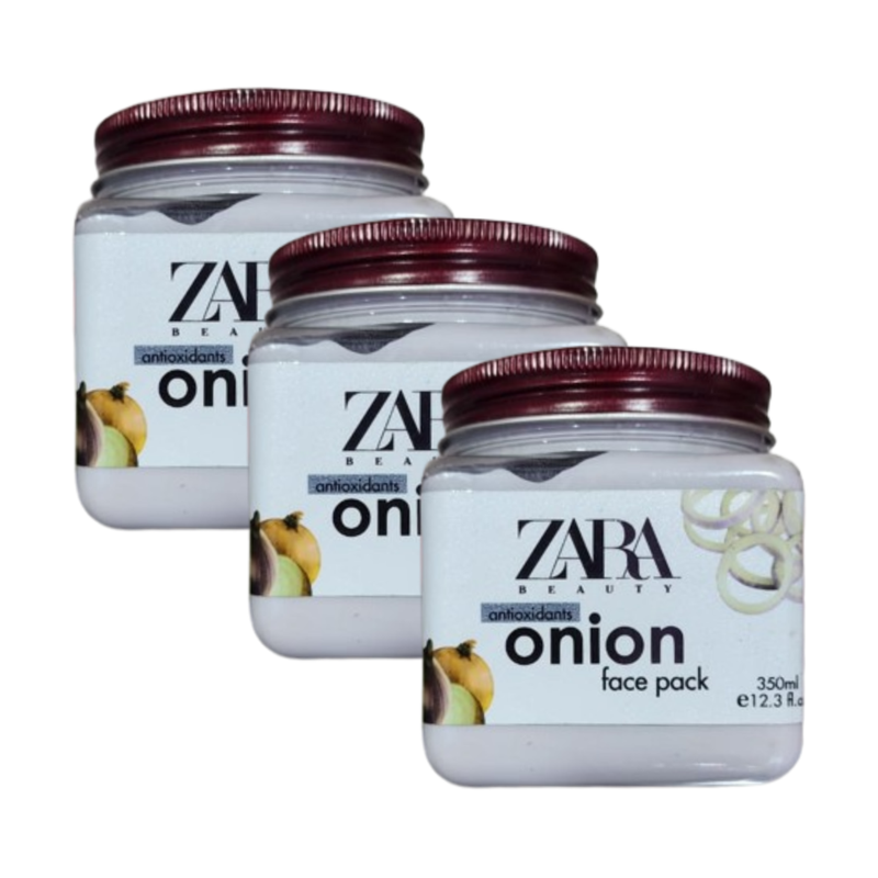 Zara Beauty Antioxidants Onion Face Pack 350ml Pack of 3