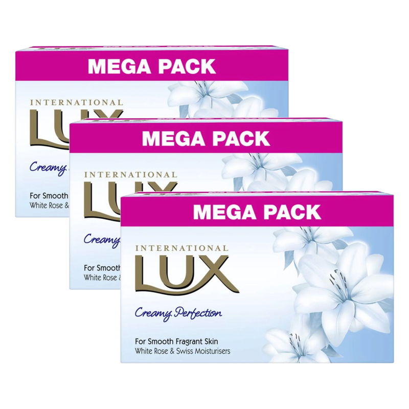 Lux International Creamy Perfection Soap (4x125g) Pack of 3