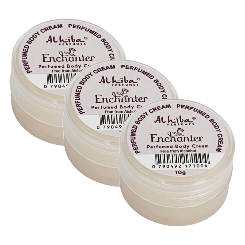 Al Hiba Enchanter Perfume Body Cream 10g Pack of 3