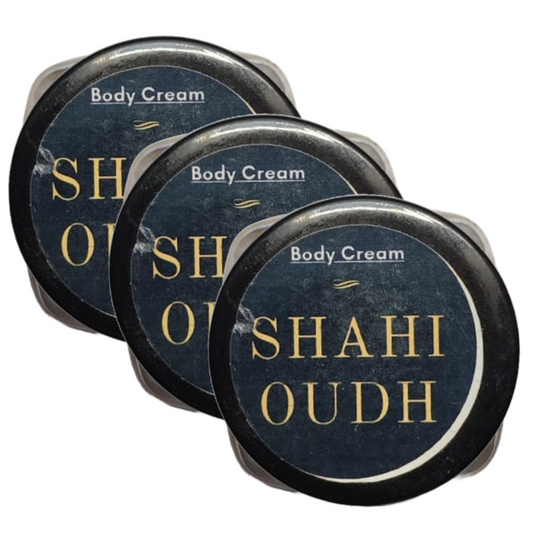 Shahi Oudh Perfume Body Cream 10g Pack of 3