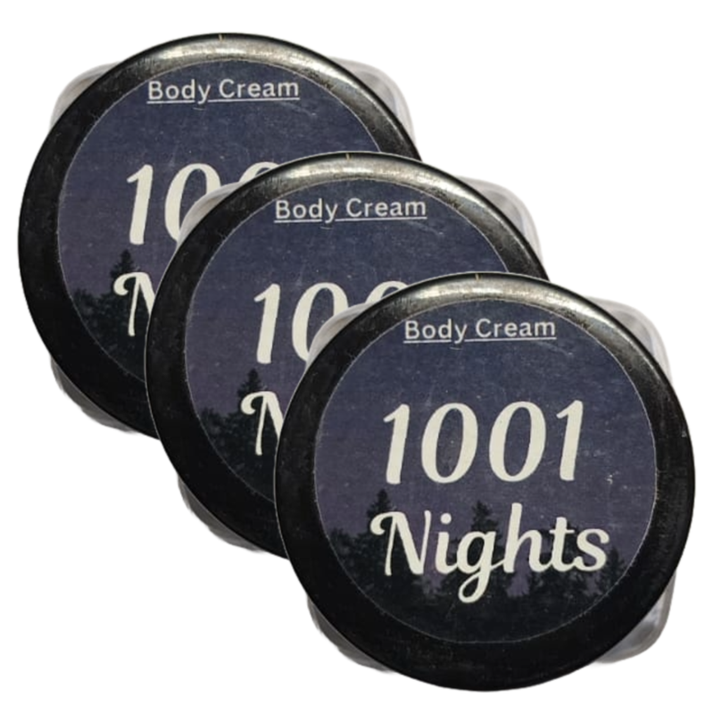 1001 Nights Perfume Body Cream 10g Pack of 3