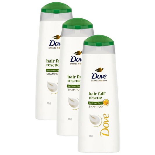 Dove Damage Therapy Hair Fall Rescue Shampoo 180ml Pack of 3