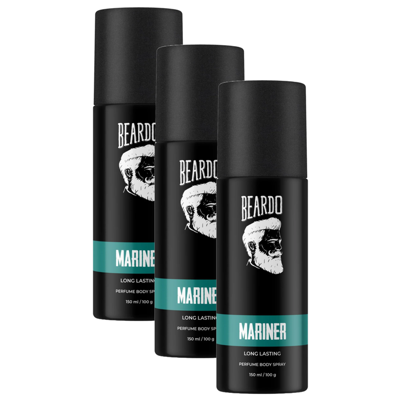 Beardo Mariner Long Lasting Perfume Deo Spray 100g Pack of 3