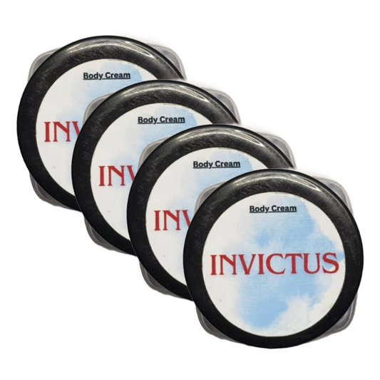 Invictus Perfume Body Cream 10g Pack of 4