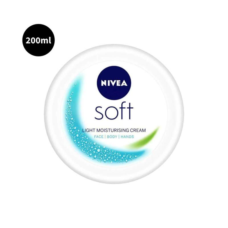 Nivea Light Moisturising 24 Hour Hydration Cream Soft 200ml