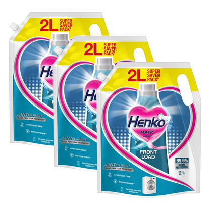 Henko Matic Front Load Ultra Colour Care Liquid 2L Pack of 3