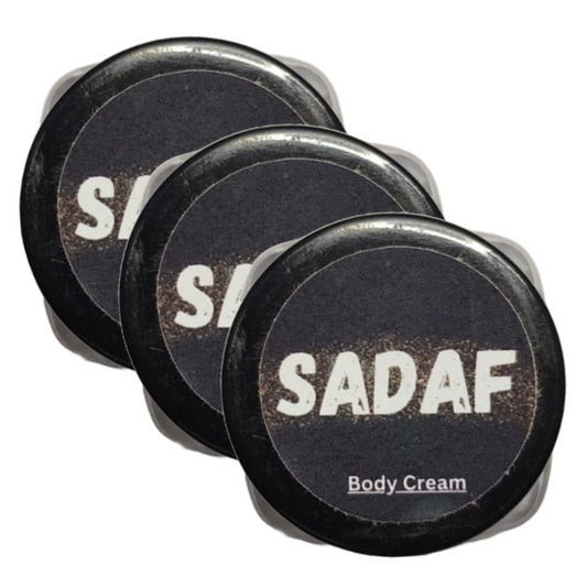 Sadaf Perfume Body Cream 10g Pack of 3