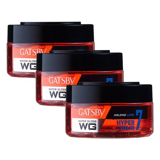 Gatsby Hyper Solid Water Gloss Holding Level 7 Hair Styling 30g Pack of 3