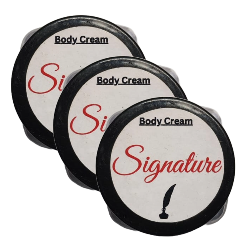 Signature Perfume Body Cream 10g Pack of 3