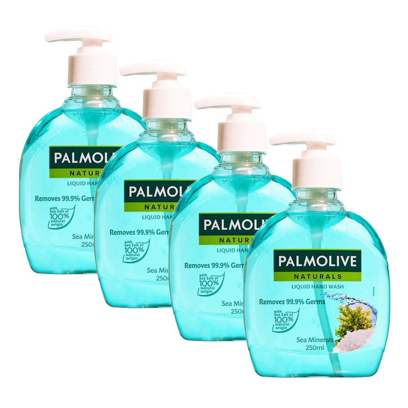 Palmolive Sea Mineral Removes 99.9% Germs Hand Wash 250ml Pack of 4