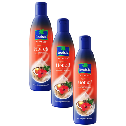 Parachute Advansed Hot Cocconut Hair Oil 145ml Pack of 3