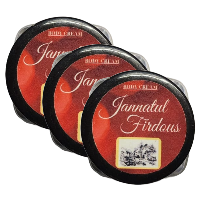 Jannatul Firdous Perfume Body Cream 10g Pack of 3