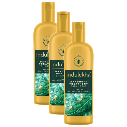 Indulekha Ayurvedic Dandruff Treatment Shampoo 200ml Pack of 3