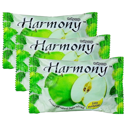 Harmony Apple Extract Extra Moisturizer Fruit Soap 75g Pack of 3