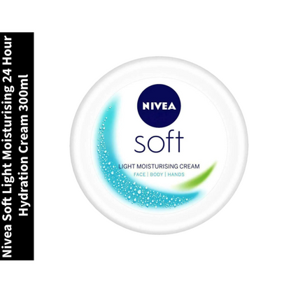 Nivea Light Moisturising 24 Hour Hydration Cream Soft 300ml