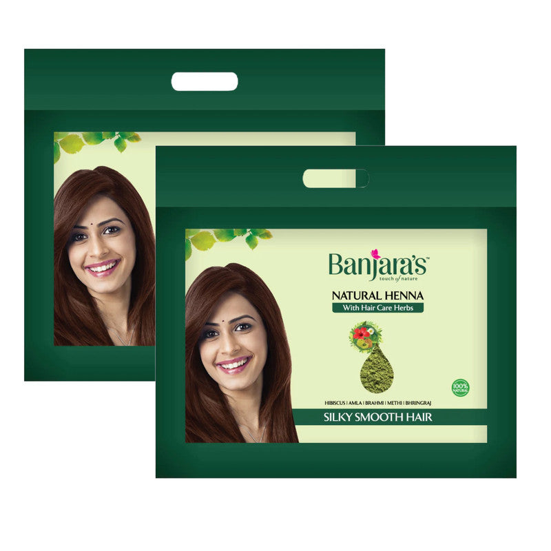 Banjara's Natural Henna Hair Powder 500g Pack of 2