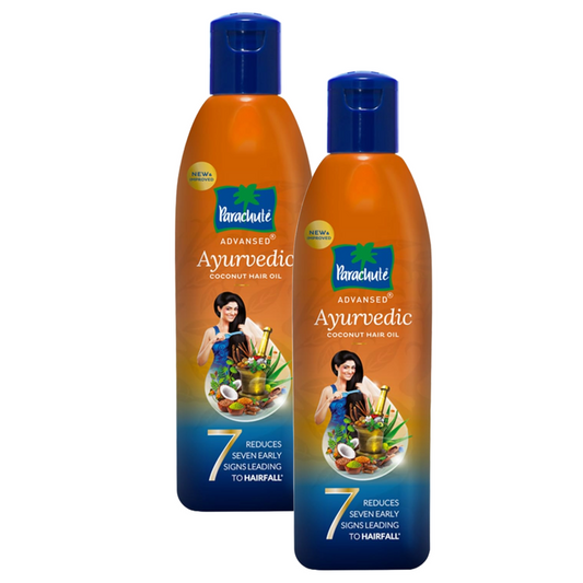 Parachute Advansed Ayurvedic Coconut Hair Oil (45ml - Pack Of 2)