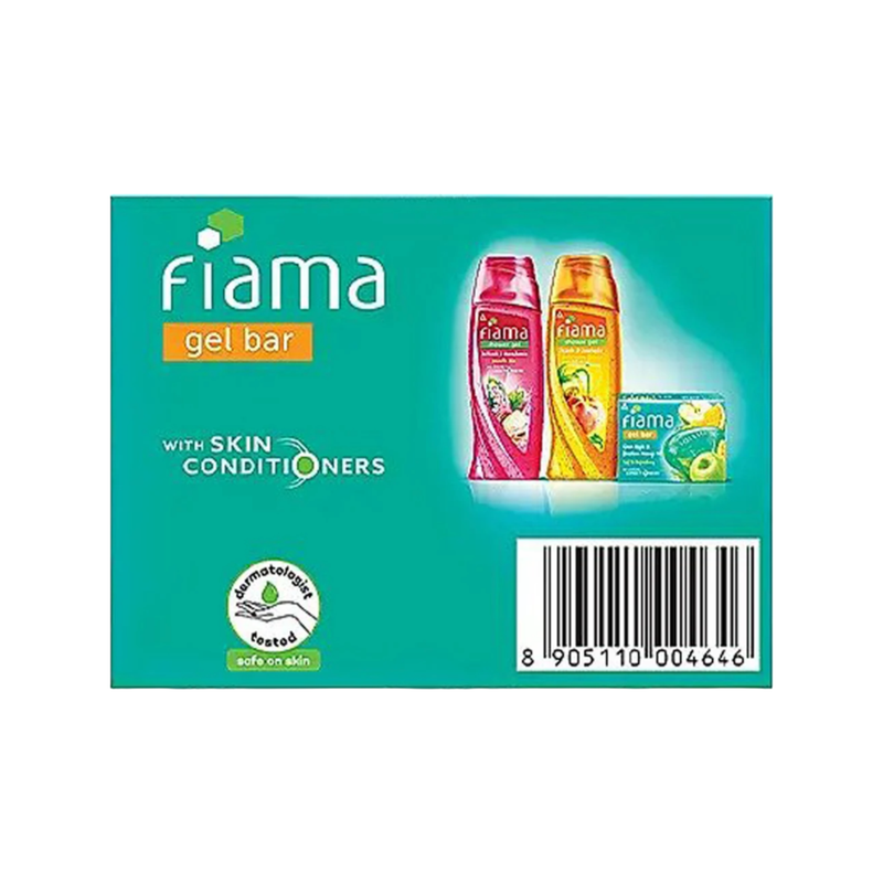 Fiama Green Apple & Brazilian Orange Oil Gel Bar (125gm)(Pack of 2)