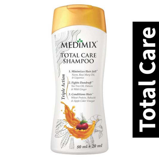 Medimix Total Care Shampoo with 18 Herbs - 80 ml