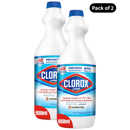 Clorox Liquid Bleach (950ml)(Pack of 2)