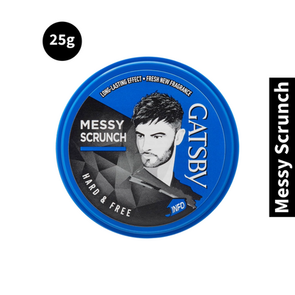 Hard Gatsby Messy Scrunch Hair Styling Wax 25g