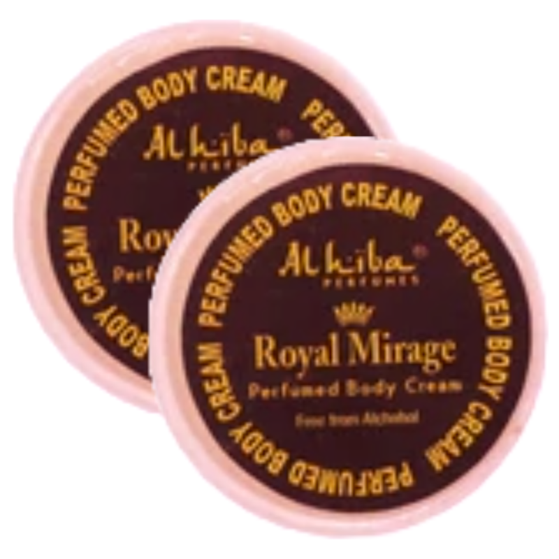 Al Hiba Royal Mirage Perfume Body Cream 10g Pack of 2