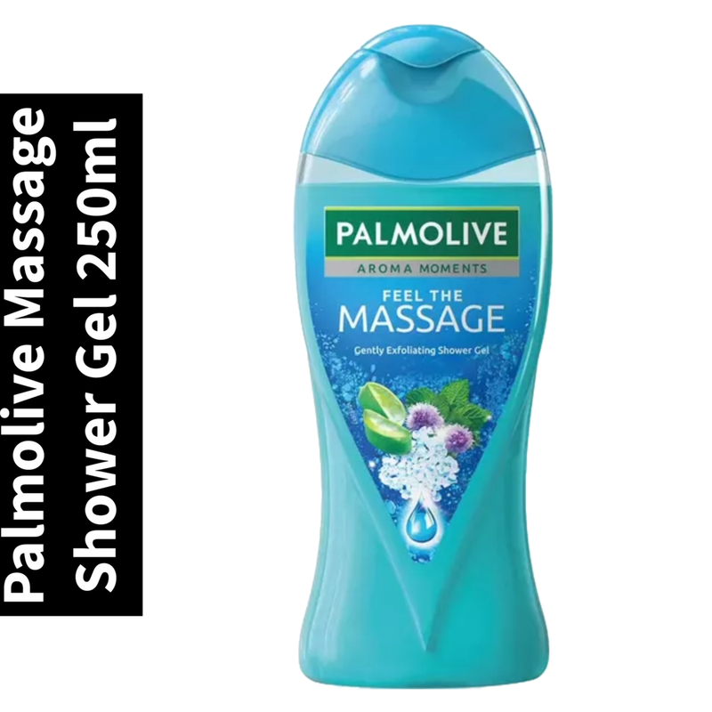 Aroma Moments Palmolive Massage Gently Exfoliating Shower Gel 250ml