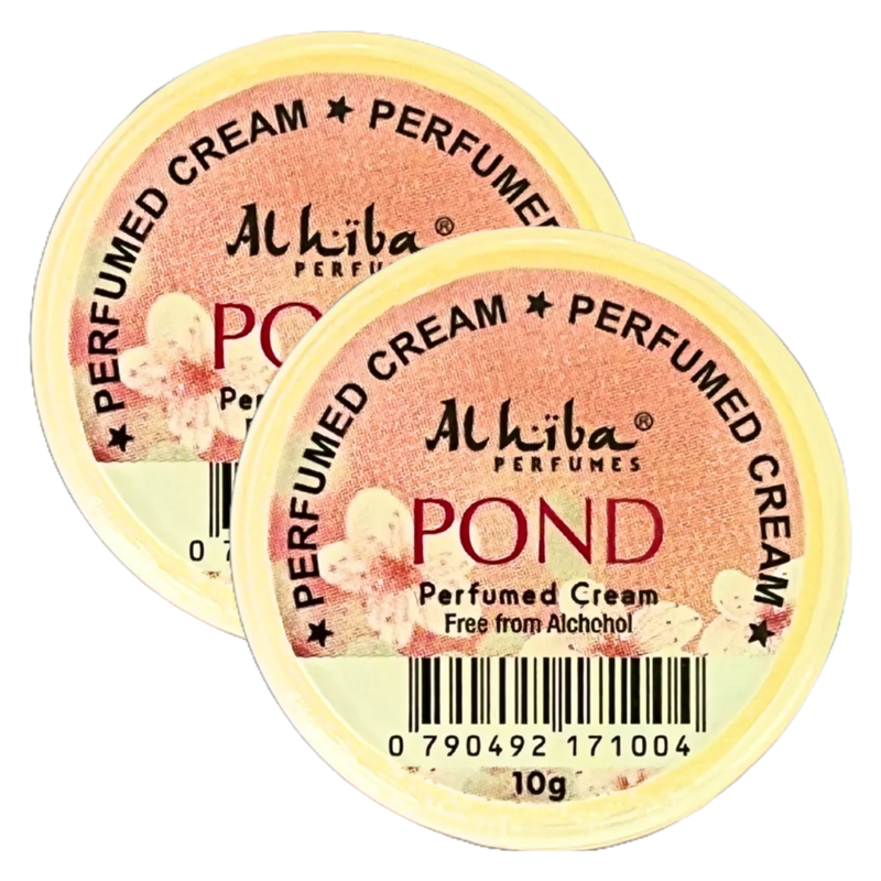 Al Hiba Pond Perfume Body Cream 10g Pack of 2