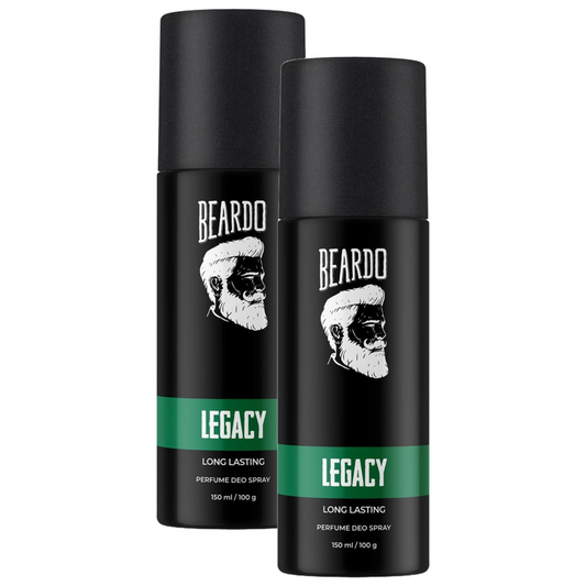 Beardo Legacy Long Lasting Perfume Deo Spray 100g Pack of 2