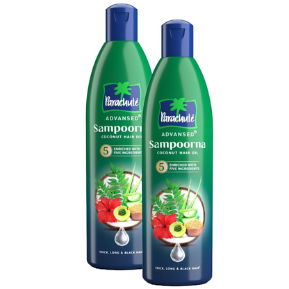 Parachute Advansed Sampoorna Cocconut Hair Oil 280ml Pack of 2