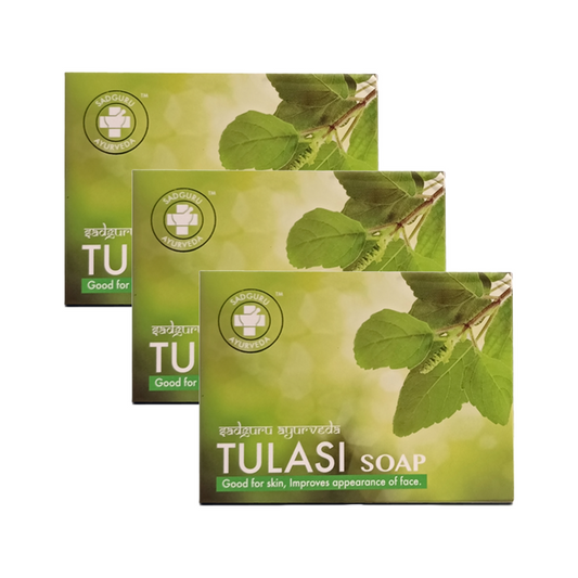 Sadguru Ayurveda Tulasi Soap 75g Pack of 3