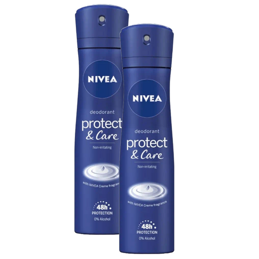 Nivea Protect & Care 48H Protection Deodorant 92g Pack of 2