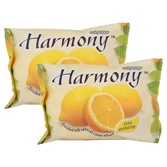 Harmony Lemon Extract Extra Moisturizer Fruit Soap 75g Pack of 2