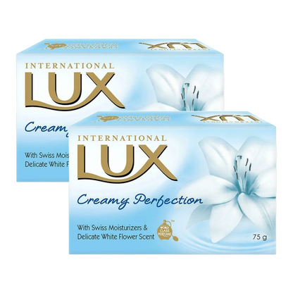 Lux International Creamy Perfection Soap 75g Pack of 2