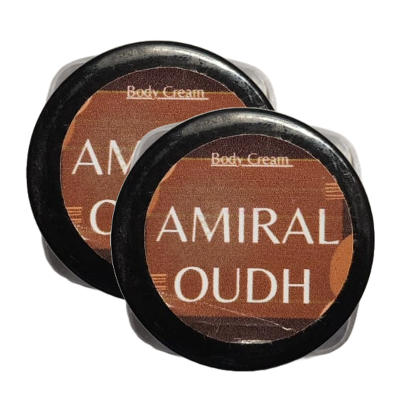 Amiral Oudh Perfume Body Cream 10g Pack of 2