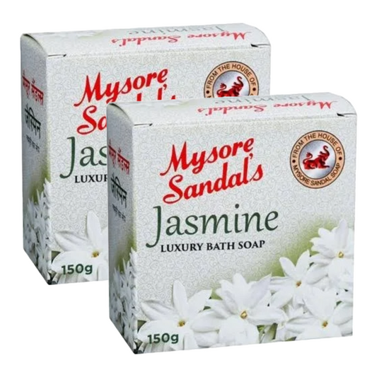 Mysore Sandal Jasmine Luxury Bath Soap 150g Pack of 2