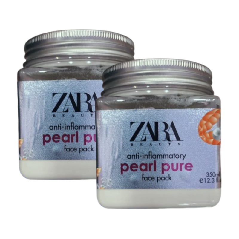 Zara Beauty Anti-Inflammatory Pearl Pure Face Pack 350ml Pack of 2