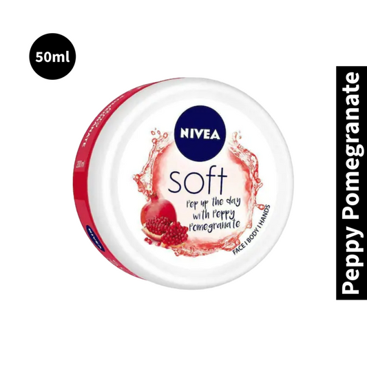 Peppy Pomegranate Nivea Soft Moisturising Cream 50ml