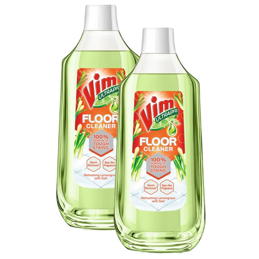 Vim Refreshing Lemongrass With Salt Floor Cleaner 1L Pack of 2