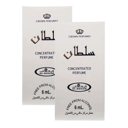 Al Rehab Sultan Concentrated Perfume 6ml Pack of 2