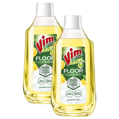 Vim Sparkling Lemon Floor Cleaner 500ml Pack of 2