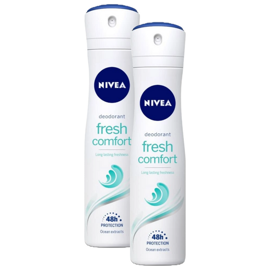 Nivea Fresh Comfort 48H Protection Ocean Extracts Deodorant 92g Pack of 2