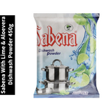 Dishwash Powder Sabena With Lime & Aloevera 450g
