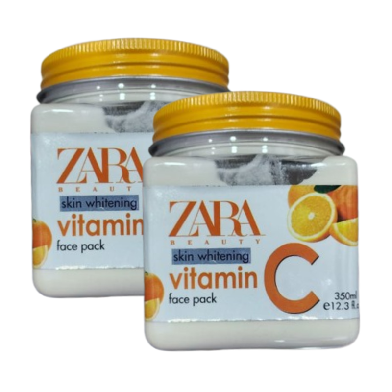 Zara Beauty Skin Whitening Vitamin C Face Pack 350ml Pack of 2