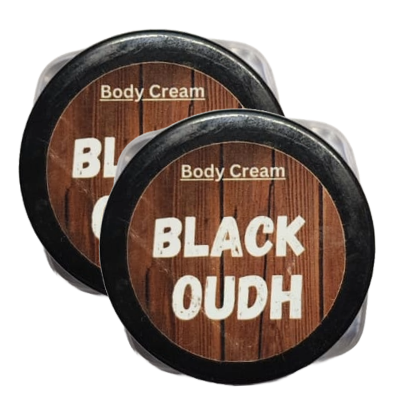 Black Oudh Perfume Body Cream 10g Pack of 2