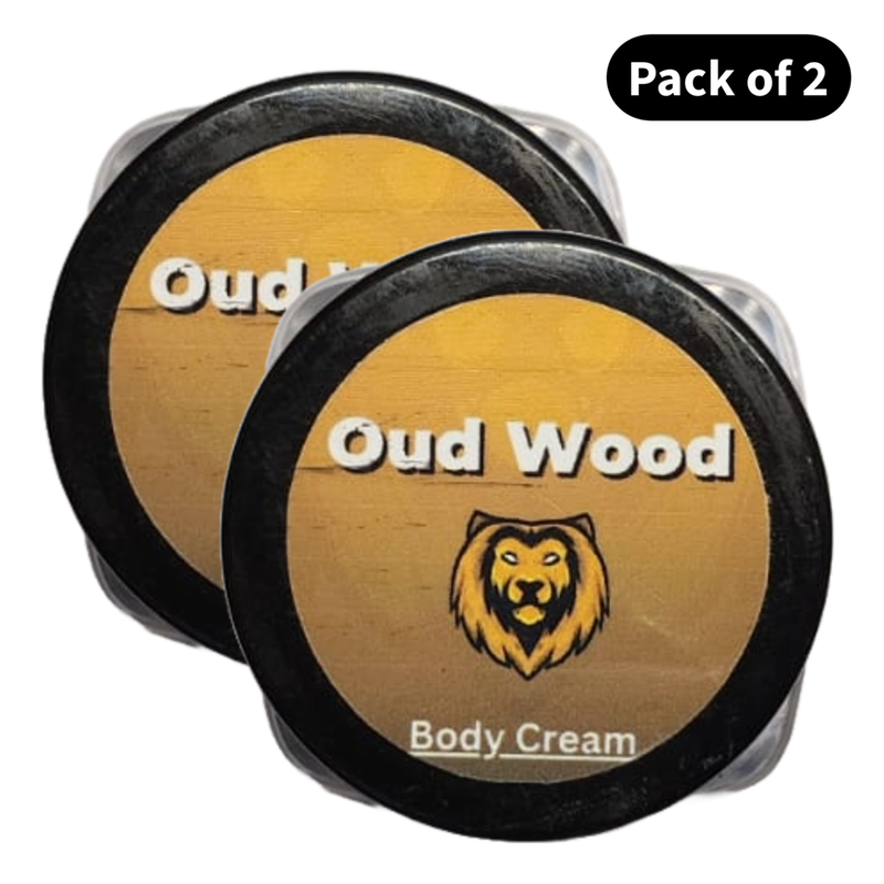 Perfume Body Cream Oud Wood (10gm) (Pack of 2)