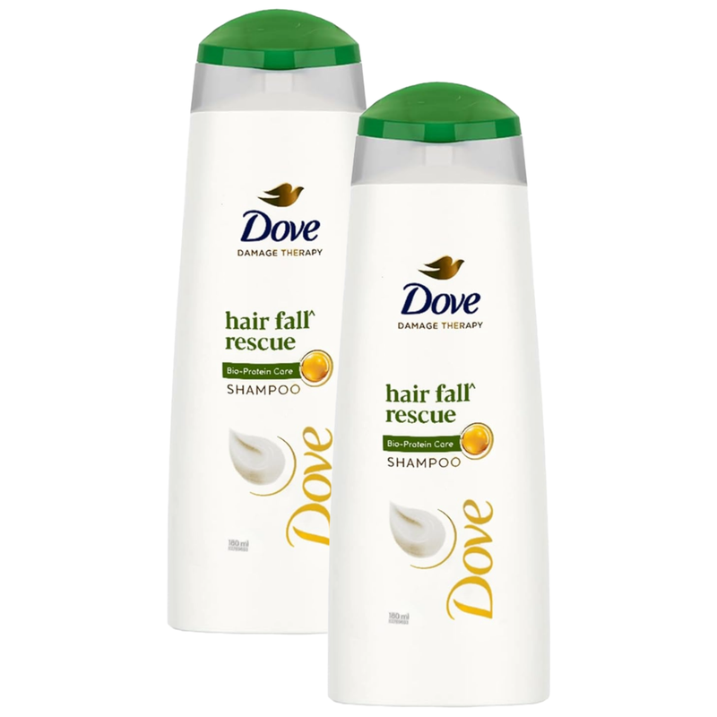 Dove Damage Therapy Hair Fall Rescue Shampoo 180ml Pack of 2